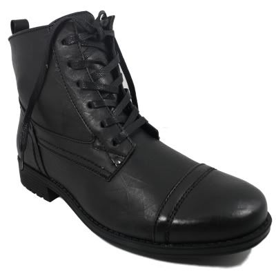 Military Fashion Boots on Men Military Boots Faux Leather Combat Army Boots 7 11 Ebay