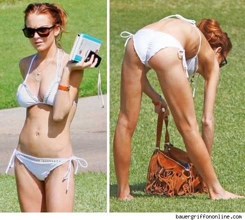 Lindsay Lohan Too Skinny Her Ass