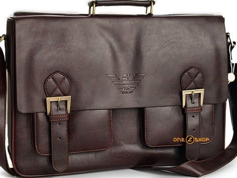 armani briefcase