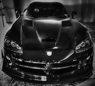 black dodge viper