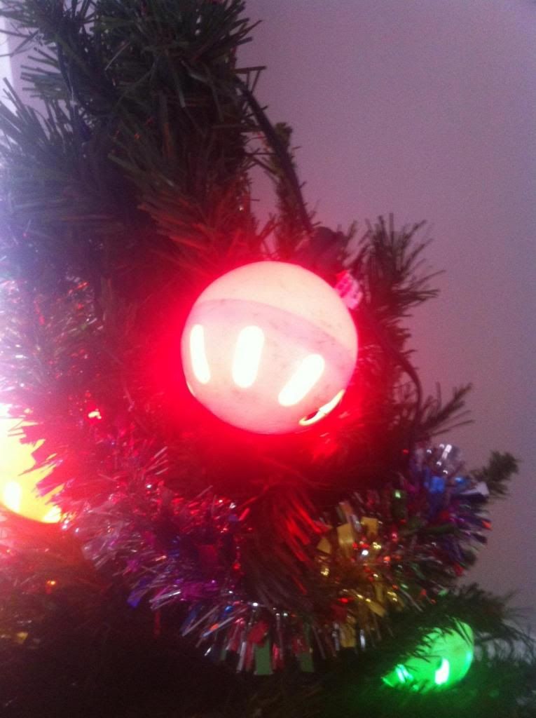 Wiffle ball ornament