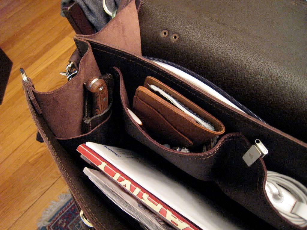 My Saddleback Leather Briefcase XL . . . MODEM Eater.