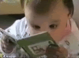 Baby Reading Pictures, Images and Photos