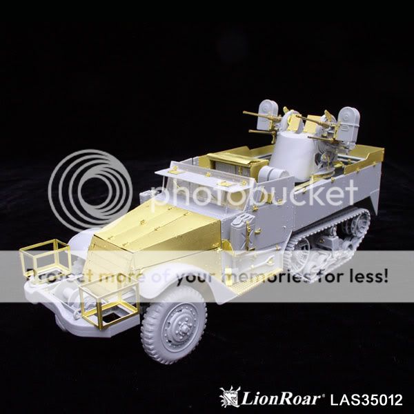 Lionroar 1/35 U.S WWII M16 ANTI AIRCRAFT MOTOR GUN CARRIAGE LAS35012