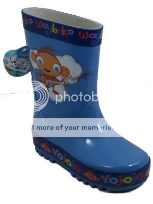 BOYS WELLIES YOUTH WELLINGTON BOOTS GARDENING SHOES S 8  