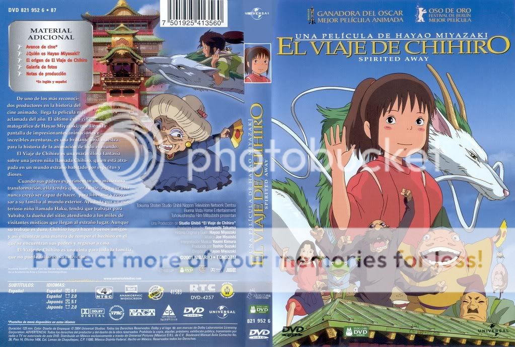 El Viaje De Chihiro Cover DVD B Photo by Yukoxsan | Photobucket