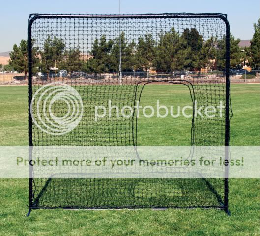 x7’ FallLine Softball Screen Pitching Net & Frame  