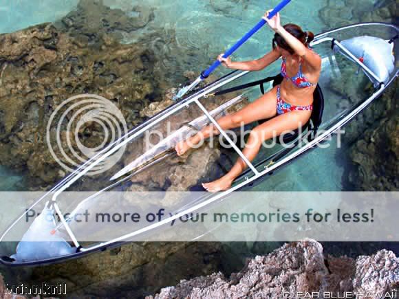 Molokini Transparent Clear Bottom Kayak  